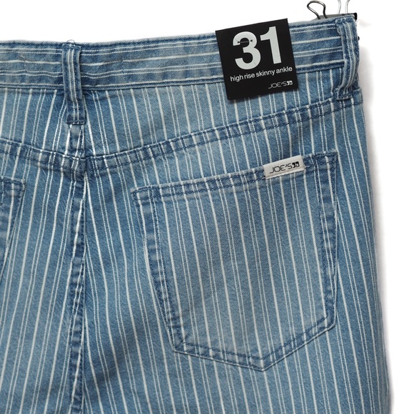 Joe’s Jeans | high rise striped skinny ankle jeans - Picture 5 of 6